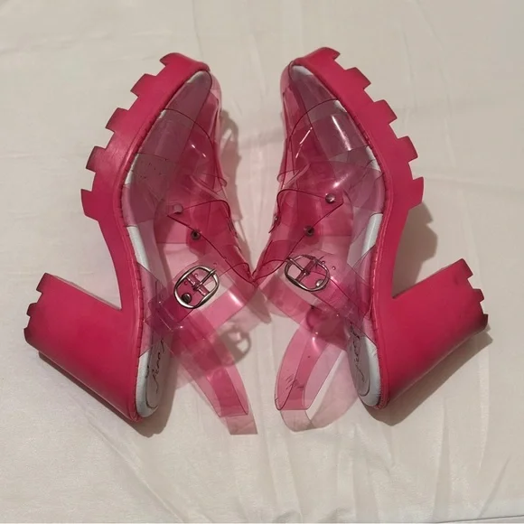 Free People Pink Sandals - Picture 8 of 10